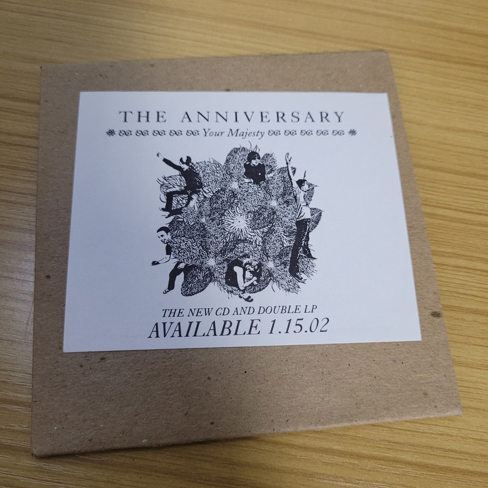 The Anniversary Your Majesty CD 1.15.02 Vagrant Records Promo CD Rare Single